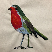 Meu projeto do curso: Pintar com linha: técnicas de ilustração têxtil. Traditional illustration, Embroider, and Textile Design project by Gisele Rio Branco - 07.18.2022