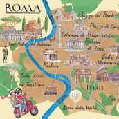 Mi proyecto del curso: Creación de mapas ilustrados: refleja la esencia de la ciudad. Traditional illustration, Infographics, Drawing, Digital Illustration, and Digital Painting project by Pedro Martín Worm - 07.18.2022