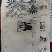 Mi proyecto del curso: Tatuaje para principiantes. Desenho de tatuagens projeto de Yesy Pulgarin M - 18.07.2022