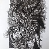 "Mecánicas Orgánicas". Un proyecto de Ilustración con tinta de agolcher - 19.07.2022