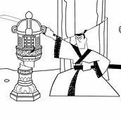 Samurai Jack en intro de Samurai Shodown. Animation, Character Animation, and 2D Animation project by funesfede - 07.19.2022