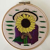 Mon projet du cours : Introduction à la broderie botanique. Un progetto di Ricamo e Textile Design di laurelp95 - 19.07.2022