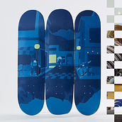 2021 Vans Global Ad Campaign. Acr, lic Painting, Painting, and Advertising project by Eloise Dörr - 07.19.2022