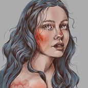 Mi proyecto del curso: Retrato ilustrado con Procreate. Un proyecto de Ilustración tradicional, Ilustración vectorial, Ilustración digital y Dibujo de Retrato de Mar Sotelo - 19.07.2022