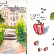 Daily drawings. Traditional illustration project by Laura - 07.19.2022