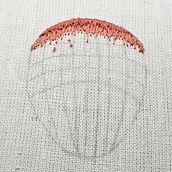 Practice Piece - Realistic Embroidery Techniques with Emillie Ferris . Un progetto di Artigianato e Ricamo di Hayley Mills-Styles - 19.07.2022