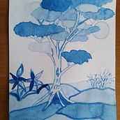 Mi proyecto del curso: Técnicas modernas de acuarela. Traditional illustration, Fine Arts, Painting, and Watercolor Painting project by Janeth RoMa - 07.19.2022