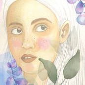 Mi proyecto del curso: Retrato ilustrado en acuarela. Un projet de Illustration traditionnelle, Beaux Arts, Peinture, Dessin, Aquarelle, Dessin de portrait , et Dessin artistique de Roma Y. - 19.07.2022