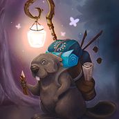 My project for course: Illustrating Fantastical Animals with Procreate. Un progetto di Illustrazione tradizionale, Character design, Disegno, Illustrazione digitale, Stor, telling e Narrativa di Sasha Choo - 29.07.2022