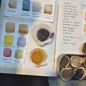 Acuarelas artesanales . Arts, Crafts, Fine Arts, Painting, Watercolor Painting, DIY, and Color Theor project by Daniela Victoria - 07.14.2022