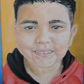 Mi proyecto del curso: Retrato realista al pastel tiza. Traditional illustration, Fine Arts, Drawing, Portrait Drawing, and Realistic Drawing project by Luis SAENZ - 07.20.2022