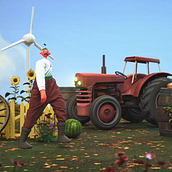 Kossak. Motion Graphics, 3D Animation, Rigging, and 3D Character Design project by Eugeni Bilenko - 07.20.2022