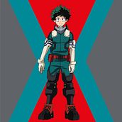 Poster Boku no Hero Academia. Graphic Design project by Bruno Oliver - 07.19.2022