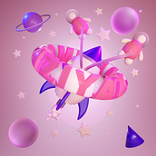 My project for course: 3D Character Creation in Blender Ein Projekt aus dem Bereich 3D, Design von Figuren, 3-D-Modellierung, Design von 3-D-Figuren und 3-D-Design von Mohamed Rahuman - 20.07.2022