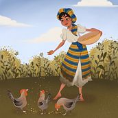 Filipino Cinderella Picture Book. Un projet de Illustration traditionnelle, Conception de personnages, Stor, telling , et Art conceptuel de Amanda Phillips - 20.07.2022