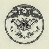 My project for course: Introduction to Blackwork Embroidery. Embroider, and Textile Design project by bren - 07.16.2022