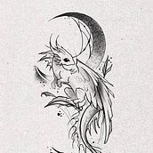 Mi proyecto del curso: Técnicas de tatuaje blackwork con línea fina. Tattoo Design project by Eduardo Angarita Muñoz - 07.14.2022