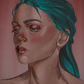 Mi proyecto del curso: Retrato ilustrado con Procreate. Traditional illustration, Vector Illustration, Digital Illustration, and Portrait Drawing project by Elena Martín Jiménez - 07.21.2022