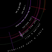 Swinging text with side-bursts. Motion Graphics, Multimedia, and JavaScript project by BRYANT OHARA - 07.20.2022