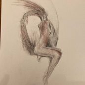 My project for course: Contemporary Drawing of the Human Figure. Traditional illustration, Fine Arts, Drawing, Artistic Drawing, Acr, lic Painting, and Figure Drawing project by cappiellolou - 07.21.2022