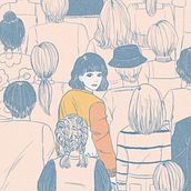 Past Present Future. Traditional illustration, and Digital Illustration project by Sarah Lestari Setyorini - 07.21.2022