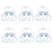 Expressions. Traditional illustration, and Digital Illustration project by Sarah Lestari Setyorini - 07.21.2022