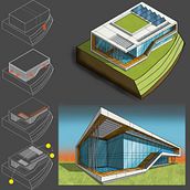 Mi proyecto del curso: Sketching arquitectónico y artístico con Procreate. Architecture, Sketching, Digital Illustration, Digital Architecture, and Architectural Illustration project by benavidesesteban436 - 07.21.2022