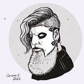 My project for course: Blackwork Tattoo Design. Un proyecto de Ilustración tradicional, Ilustración digital y Diseño de tatuajes de Christina Elefsinioti - 21.07.2022
