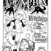 Santa Capra. Traditional illustration, Comic, and Digital Illustration project by Simone Vignoni - 07.21.2022