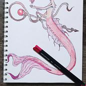 Mi proyecto del curso: Sketchbook fantástico: dibuja personajes desde la imaginación. Traditional illustration, Creativit, Drawing, and Sketchbook project by Juan Pablo Medina Berrio - 07.19.2022