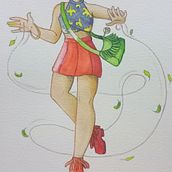 Mi proyecto del curso: Dibujo de personajes expresivos. Traditional illustration, Character Design, Comic, Pencil Drawing, Drawing, Watercolor Painting, and Manga project by sarain_melinf - 07.21.2022