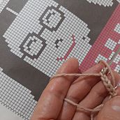 Mi proyecto del curso: Tapestry: técnica de crochet para dibujar con hilos . Desain Aksesori, Desain Pola, Seni Serat, DIY, Merenda, Dan Desain Tekstil proyek oleh Maribel Aguilar - 07.22.2022