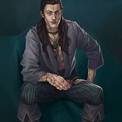 Pirate Character Painting (Digital Painting of Characters in Photoshop). Character Design, Digital Illustration, Digital Drawing, and Digital Painting project by Simona Jančíková - 08.31.2022