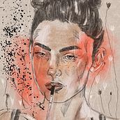 Jess. Traditional illustration, and Vector Illustration project by Elena Martín Jiménez - 07.22.2022