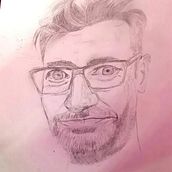 1er essai de portrait : Carnet de portraits : explorez le visage humain. Sketching, Drawing, Portrait Drawing, Artistic Drawing, and Sketchbook project by Cladie Tracol - 06.18.2022
