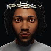 Kendrick Lamar Tribute. Design de personagens 3D, 3D Design, Ilustração tradicional, 3D, e Modelagem 3D projeto de Anthony Nuñez Goncalves - 22.07.2022