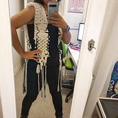 Mi proyecto del curso: Macramé: crea prendas de ropa únicas. Accessor, Design, Arts, Crafts, Fiber Arts, Macramé, and Textile Design project by Consuelo Torres - 07.22.2022