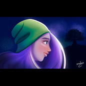 Mi proyecto del curso: Retratos digitales: dibuja personajes femeninos con luz natural. Character Design, and Digital Illustration project by Alejandro Sepulveda - 07.21.2022