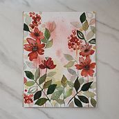 My project for course: Artistic Floral Watercolor: Connect with Nature. Traditional illustration, Painting, Watercolor Painting, and Botanical Illustration project by Valentina Chernaya - 07.23.2022