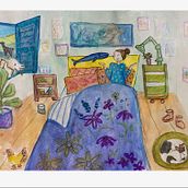 My project for course: Exploratory Sketchbook: Find and Your Drawing Style. Un proyecto de Ilustración tradicional, Bocetado, Creatividad, Dibujo, Pintura a la acuarela, Sketchbook y Pintura gouache de miranda_hamp - 20.07.2022