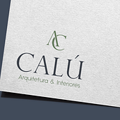 Identidade Visual - Calú Arquitetura . Desain, Pencitraan Merek, Identitas, Dan Arsitektur proyek oleh Mayara Gouveia - 07.23.2022