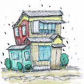 My project for course: Expressive Architectural Sketching with Colored Markers. Un projet de Esquisse , Dessin, Illustration architecturale, Carnet de croquis et Illustration à l'encre de Mucius Yeo - 21.07.2022