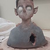 My project for course: Introduction to Clay Figurative Sculpture Ein Projekt aus dem Bereich Bildende Künste und Skulptur von Alanna Leschhörn - 04.05.2022