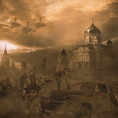 War Nation. Matte Painting, Photomontage, and Photograph project by Mateus Bollini - 07.08.2022