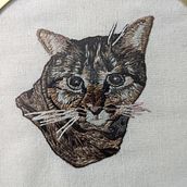 My project for course: Needle Painting for Beginners. Embroider, Naturalistic Illustration, and Textile Design project by Katie W - 12.12.2021