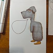 Dog. Traditional illustration project by Tegan Bailey - 07.22.2022