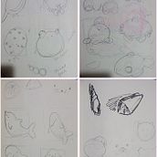 My project for course: Kawaii Illustration: Create Charming Characters. Un progetto di Illustrazione tradizionale, Character design e Manga di Kate Davies - 23.07.2022