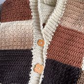 Mi proyecto del curso: Crochet: diseña y teje prendas de estilo romántico . Desain Busana, Seni Serat, DIY, Merenda, Dan Desain Tekstil proyek oleh Renata Díaz Luz - 07.19.2022