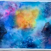 My project for course: Modern Watercolor Techniques. Traditional illustration, Fine Arts, Painting, and Watercolor Painting project by jahjulia - 07.24.2022
