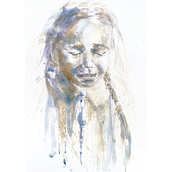 Mój projekt z kursu: Eksperymentalny portret tuszem, herbatą i alkoholem. Fine Arts, Painting, Drawing & Ink Illustration project by Malwina Użarowska - 07.24.2022